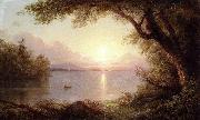 Frederic Edwin Church Landscape in the Adirondacks oil painting on canvas